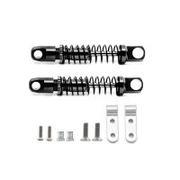 1 Set for WPL D12 Model Car Metal Shock Absorber Rear Axle Spring Shock Absorber Seat Upgrade Parts Black