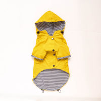 Dog Waterproof Raincoat Pet Jacket Bulldog Windbreaker Poodle Pug Bichon Puppy Coat Rainwear PU S-5XL Windproof Dog Rain Jacket