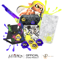 [Akitomo] Splatoon 3 Nintendo Switch ปุ่มยางครอบ Analog / กระปุกใส่ตลับเกม Temper glass / ปืน Joy con / Joy Pro กรอบDock