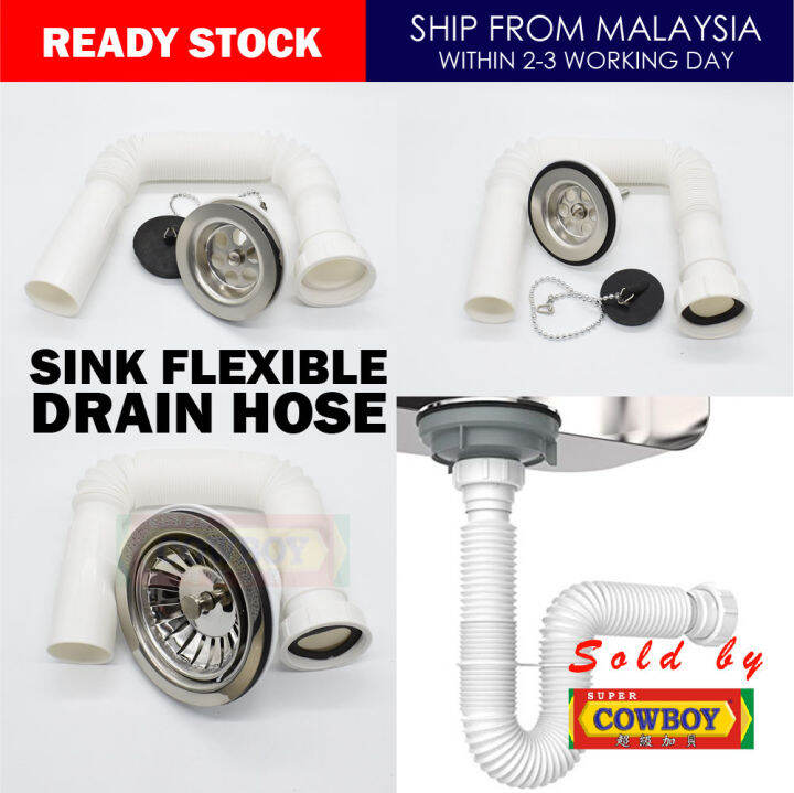 Sink Flexible Hose Retractable Hose Extensible Pipe/Unitrap Hose/Paip