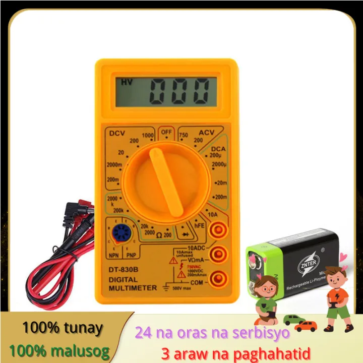 Lcd Digital Multimeter Dt B Electric Voltmeter Ammeter Ohm Tester Ac Dc V Volt