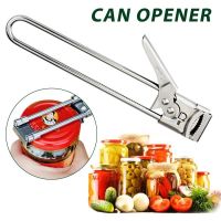 Stainless Steel Can Opener Adjustable Beer Bottle Opener Effortless Open Bottle Tools With Turn Knob Multifunctional Gripper