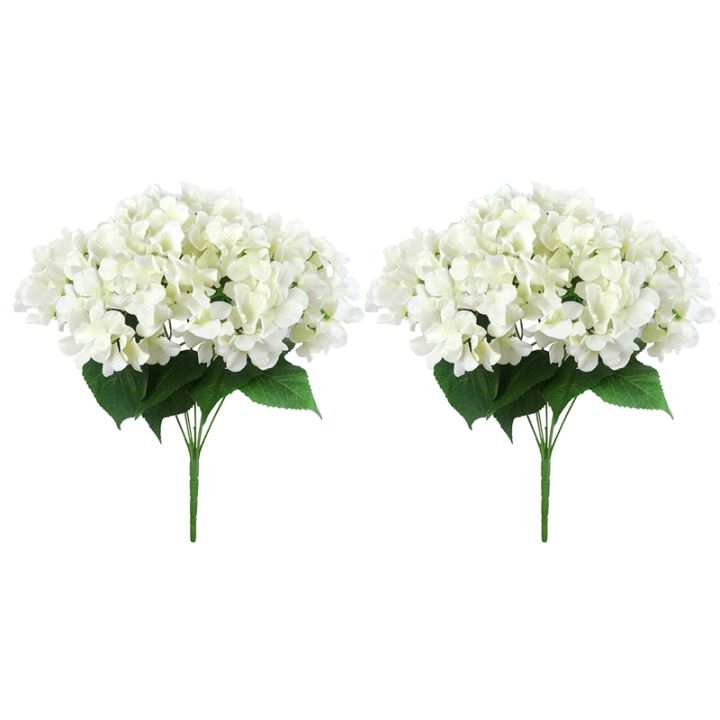 2x-artificial-flowers-silk-7-big-head-hydrangea-bouquet-for-wedding-room-home-hotel-party-decoration-white