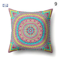 PDD Bohemian Cushion Cover Mandala Floral Pattern Square 45 x 45 cm for Car Seat Sofa