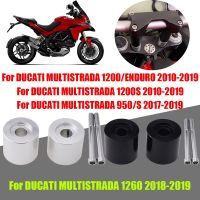 อุปกรณ์เสริมสำหรับรถจักรยานยนต์ที่ยึดแฮนด์รถแข่งเหมาะสำหรับ DUCATI MULTISTRADA 950 950S 1200 ENDURO 1200S 1260 MTS 950 1260