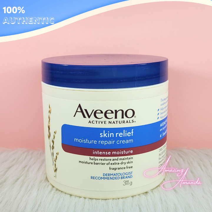 Aveeno Skin Relief Intense Moisture Repair Cream 311g Lazada Ph 0405