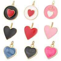 【CW】▦  Luxury Gold Color Metal Enamel Medal Charms for Earrings Necklace Jewelry Making Pendant Supplies