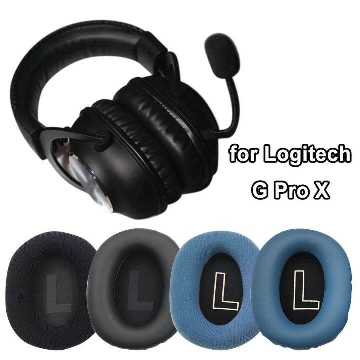 1 Pair Replacement Earpads Cushion For Logitech G Pro X Headset
