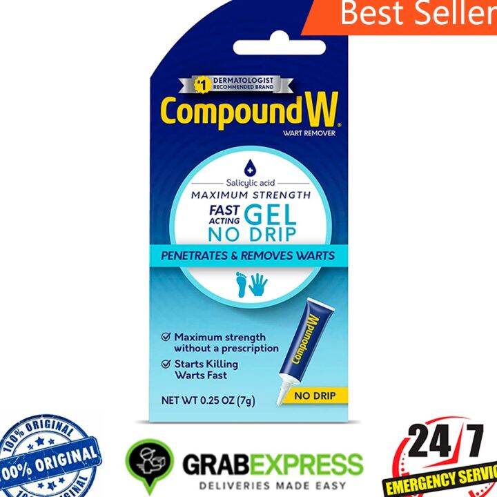 ONHAND! Compound W Fast Acting Gel Salicylic Acid Wart Remover 7g