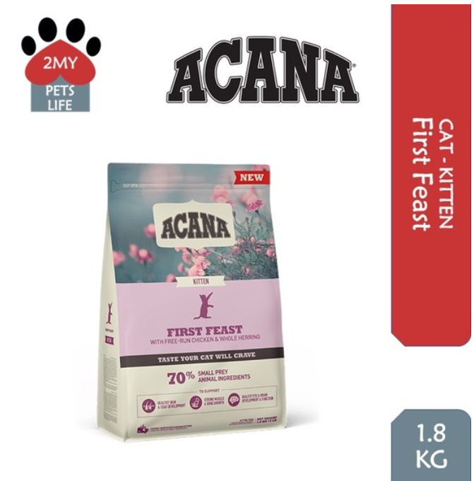 ACANA First Feast Cat Dry Food 1.8KG for Kitten | Lazada