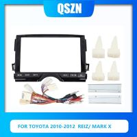 2 Din 10.1นิ้วกรอบแผงป้ายวิทยุติดรถยนต์สำหรับ Toyota Reiz Mark X 2010-2013แดชบอร์ด ABS + PC ชุดตัดแต่งติดตั้งพลาสติก