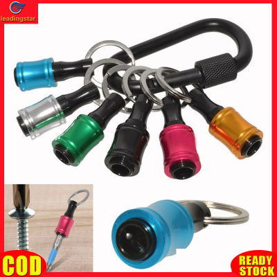 LeadingStar RC Authentic 6pcs/5pcs 1/4 Hex Shank Quick Release Keychain Screwdriver Drill Bit Holder Extension Small Portable Screwdriver Head For Electric Hand-held Screwdrivers