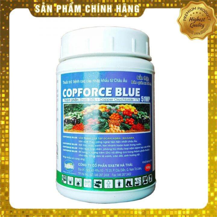 COPFORCE BLUE 51WP (100g) trừ bệnh gốc đồng cao cấp cho cây | Lazada.vn
