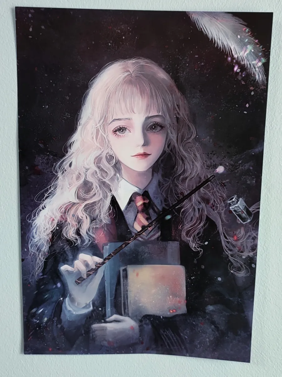Poster Harry Potter Khổ A3 Phiên Bản Anime Ấn Tượng, Chân Dung Phù Thủy Tài  Năng