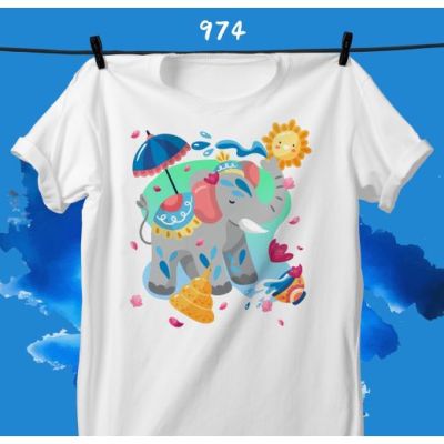 2023 hottshirt🔥Elephant T-shirt🔥พร้อมสำหรับการจัดส่ง Loso store เสื้อยืดพิมพ์ลาย รุ่นสงกรานต์ (ลายช้าง2 ) รูปแบบที่น่าสนใจ❤️❤️