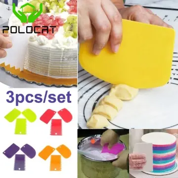 Source Trapezoid Cream Cake Scraper Dough Cutter Baking