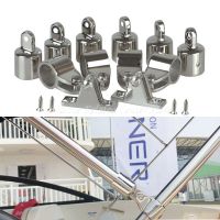 12PCS Boat Accessories Universal 3-Bow Bimini Top 316 Stainless Steel Marine Hardware Set Deck Hinge Jaw Slide Eye End Fitting Accessories