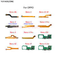 USB ชาร์จแท่นวางพอร์ต SOCKET JACK FLEX CABLE สำหรับ OPPO Reno 4G 5G 2 2Z 2F 3 Pro 4 Lite 4SE 4F 4Z ชาร์จโมดูลบอร์ด-xmdjvhsdkf