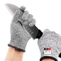 2Pcs Cut Proof Gloves Level 5 Cut Resistant Gloves Work Glove Gardening Glove Working Safety Glove for  Kitchen Butcher Outdoor Safety Gloves