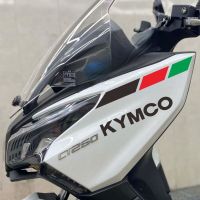 ฟิล์มป้องกันสติกเกอร์ติดรถยนต์คาร์บอนไฟเบอร์แป้นเหยียบโปร่งใสสำหรับ Kymco Ct250 Ct 250