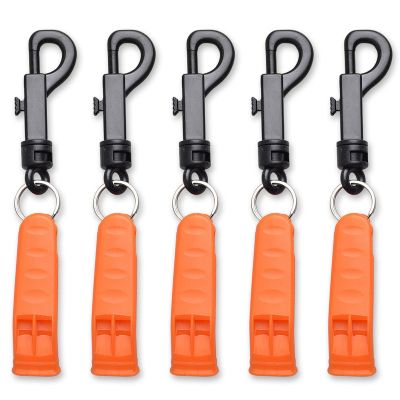 2pcs Safety Whistle with Clip for Boating Camping Hiking Hunting Scuba Diving Outdoor Emergency Survival Rescue Signaling Survival kits