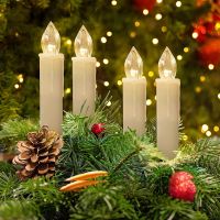 LED Candles Light Flameless Remote cвечи Velas شموع for Home Dinner Party Christmas Tree Candle Decoration Lamp Light New Years