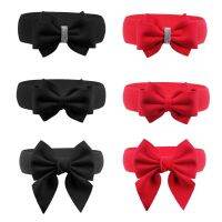 HOT★All-Match Ladies เอวเข็มขัดหรูหราเข็มขัด Rhinestone Decor Bowknot