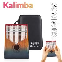 【FCL】✻✾ Kalimba 17Keys Thumb Mahogany Mbira Musical Instruments Wood Music for Beginners