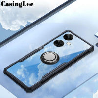 Casinglee เคสสำหรับ OnePlus Nord CE 3 Lite เคสโปร่งใสกันกระแทกใสที่ยึดโทรศัพท์ในรถแหวนฝาหลังเคส Hp Oneplus Nord CE3 Liteฝาครอบซองใส่โทรศัพท์