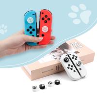 Lovely Cat Paw Rocker Cap for Switch/Lite/OLED joycon Tight Fit Strong Wrapping and Full Wedge Thumb Stick Grip Joystick Cover Controllers