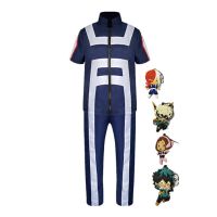 Anime Mha Bnha Cosplay Costume Mens And Womens School Gymnastics Costumes Uniform Outfit With 4 Keychains Halloween