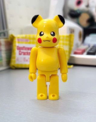 กิจกรรมบล็อกหมีรุนแรงตาใหญ่เด็กชาย Pikachu ขนสัตว์สัตว์ประหลาดรูปร่างมนุษย์ของเล่นรุนแรงอิฐ bearbrick