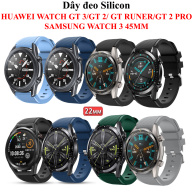 Dây đeo Silicon Huawei GT3 GT2 GRuner GT2 Pro Samsung Watch 3 45mm thumbnail