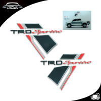 สติ๊กเกอร์ Sticker TRD Sportivo สี Red, Black Hilux Vigo Sr5 Toyota 2, 4 ประตู ปี2005 - 2015 ขนาด 58x40 มีบริการเก็บเงินปลายทาง