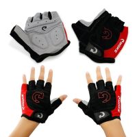 hotx【DT】 3 Colors Outdoor Cycling Half Men Anti Gel Motorcycle Road MTB Bikes Gloves