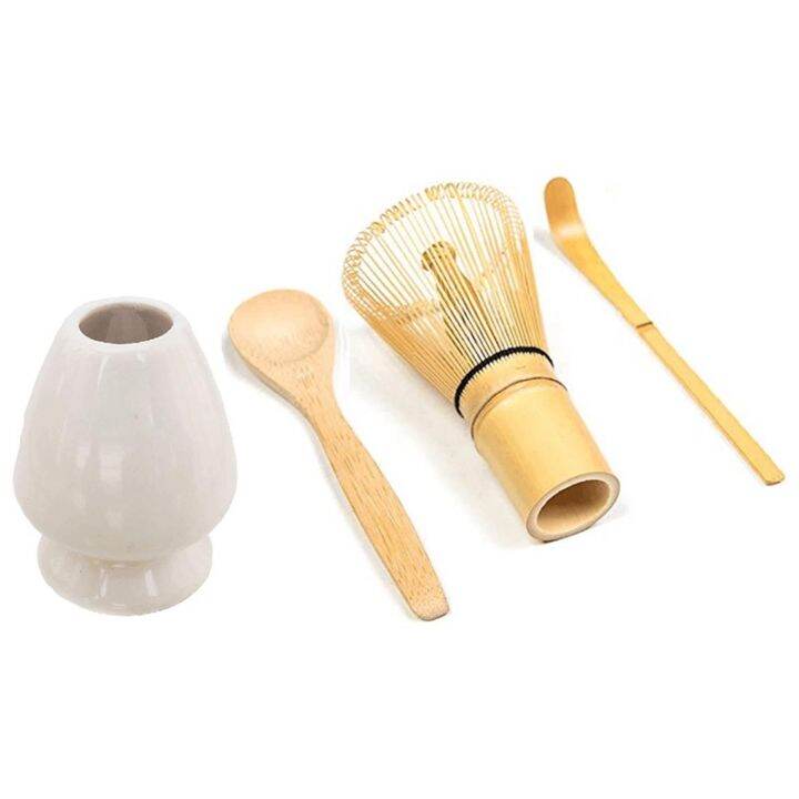 Matcha Green Tea Whisk Set Whisk+Scoop+Tea Spoon+Whisk Holder Lazada