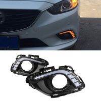 【CW】☊✁♤  Car Flashing 1 Set DRL 6 Mazda6 Atenza 2013 2014 2015 Lights Daylight Fog light