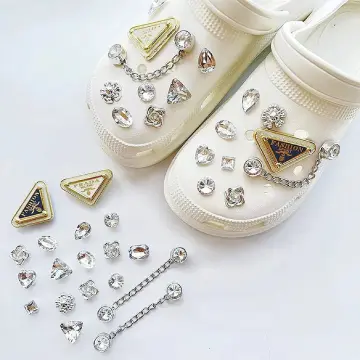 Chanel charms for discount crocs