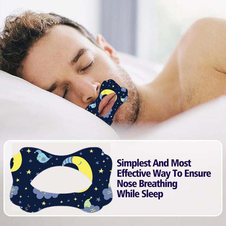 30Pcs Anti-Snoring Stickers Children Night Sleep Lip Nose Breathing ...