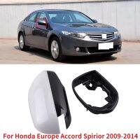 CAPQX สำหรับ Honda แอคคอร์ดยุโรป Spirior 2009-2014รถยนต์มุมมองด้านหลังเคสโทรศัพท์กระจกมองหลังฝาปิดฝาถอยหลัง