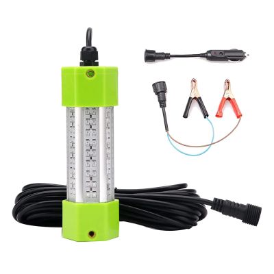 70W Waterproof High Power Glowing Boat Fish Attractants Green Lure Fishing Lights with Charger Plug