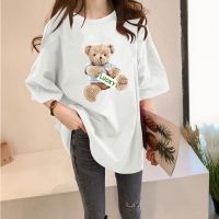 [AMYGO] M-5XL Loose Tshirt Women Plus Size Baju T shirt Perempuan Tops Lengan Pendek Murah Wanita Clothes