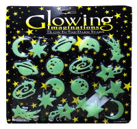 แผ่นติดผนังหรือเพดานเรืองแสงสำหรับเด็ก หมู่ดาวแห่งจักรวาล Glow in the Dark sticker for kids Star in the Universe