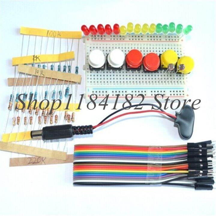 Starter Kit Uno R3 Mini Breadboard LED Jumper Wire Button for arduino ...