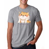 Cute Chubby Cheeks Shiba Inu Dog T Shirt Soft Camiseta Crewneck S-3XL Camiseta Harajuku Short Sleeve  I8NO