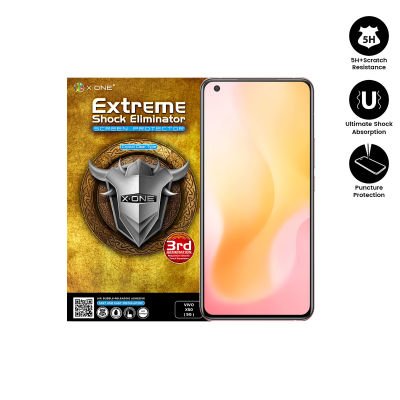Vivo X50 (5G) X-One Extreme Shock Eliminator ( 3rd 3) Clear Screen Protector