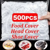 50Pcs Disposable Food Cover Kithchen Refrigerator Fruit Food Stretch Leftovers Protection Flim Dustproof Bowls Cups Caps Bag