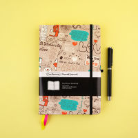 Love Valentines Day Bullet Dotted Journal A5 ปกแข็ง Bujo 160gsm กระดาษหนา Elastic Band Diary Dot Grid Notebook