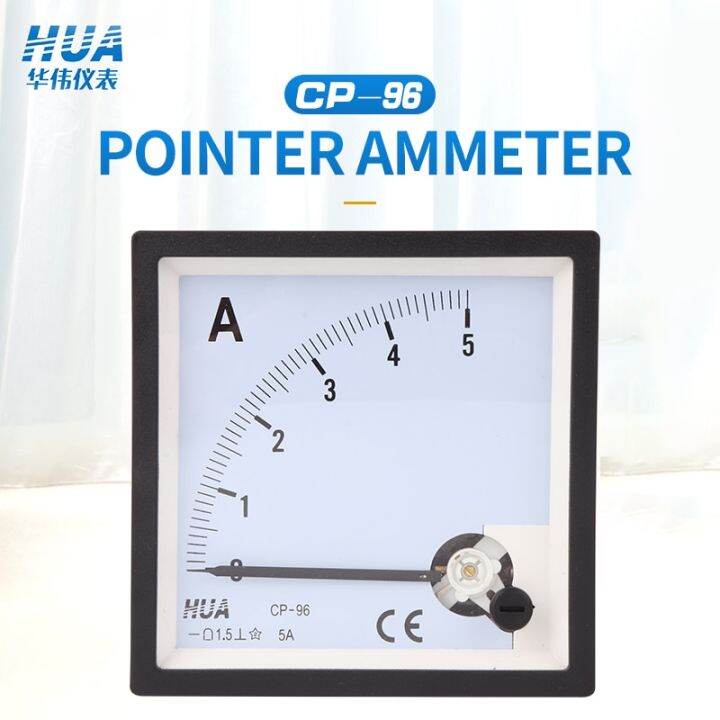 DH670 Analog Amp Panel Meter Current Ammeter Mechanical Pointer DC 20A