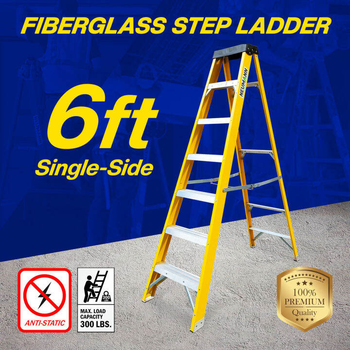 FIBERGLASS LADDER 300lbs Capacity Lazada PH